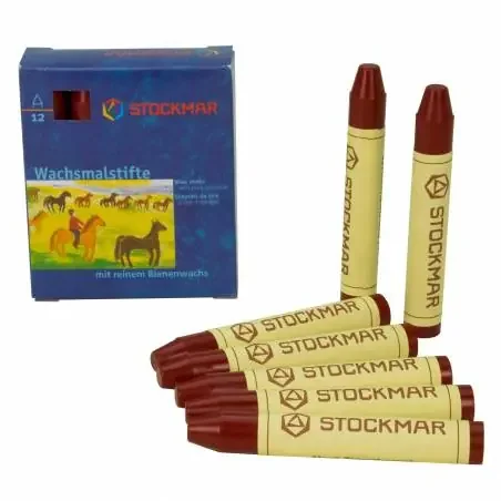Lápiz de cera ROJO CARMIN individual STOCKMAR