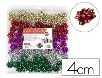 Lazos Liderpapel Fantasia Pequeños Metalizados Colores Surtidos 70006