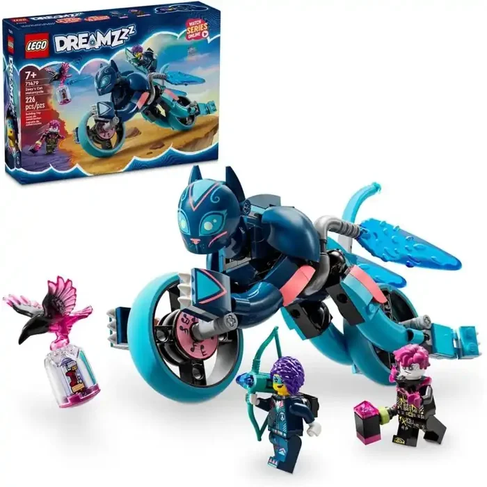 LEGO 71479 DREAMZzz Moto Felina de Zoey edad +7 años contiene 226 piezas