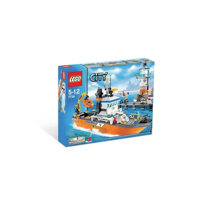 Lego 7739 city Barco patrulla y faro