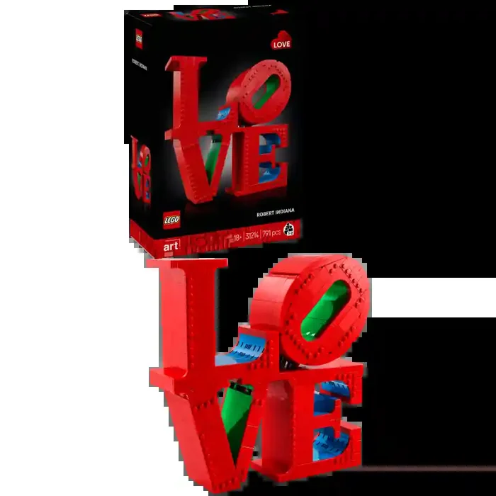 LEGO ART 31214 LOVE contiene 791 piezas – edad 18+ años