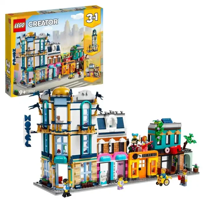 LEGO Creator 23L31141 Calle Principal edad apartir de 9+ numero de piezas 1459