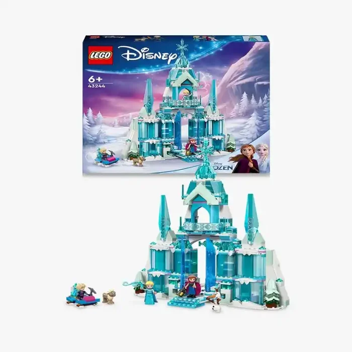 LEGO Disney Frozen 43244 Palacio de Hielo de Elsa edad a partir de 6+ años – bloques de construcción juguetes