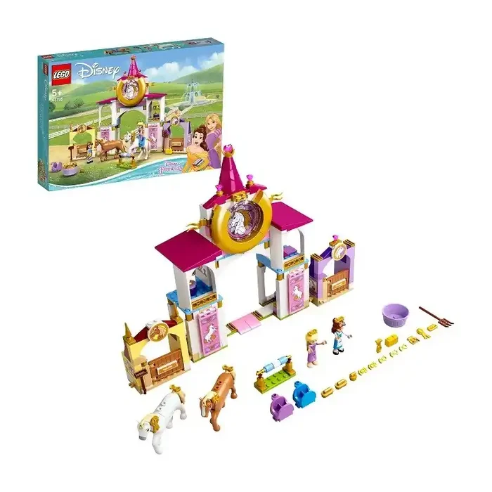 Lego Disney Princess 43195 Establos Reales de Bella y Rapunzel Edad 5+ años