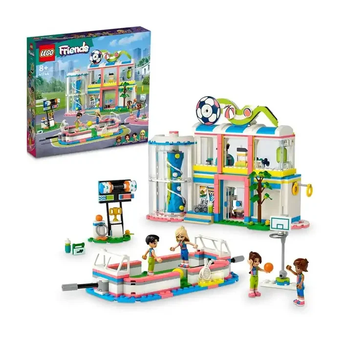 LEGO Friends Centro Deportivo 41744 – Edad a partir de 8+ años, contiene 832 piezas.