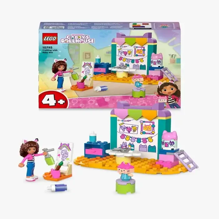 LEGO Gabbys Dollhouse 10795 Creaciones con Bebé Box edad a partir de 4+ años – bloques de construcción juguetes