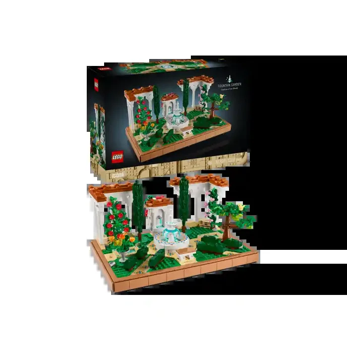 LEGO Icons Jardín con Fuente Set de construcción 10359 – Tienda de juguetes de la marca LEGO