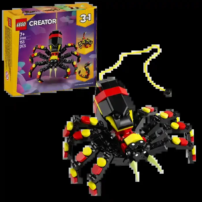 LEGO LEGO Creator 31159 Fauna Salvaje Araña Misteriosa contiene 153 piezas – edad 7+ años