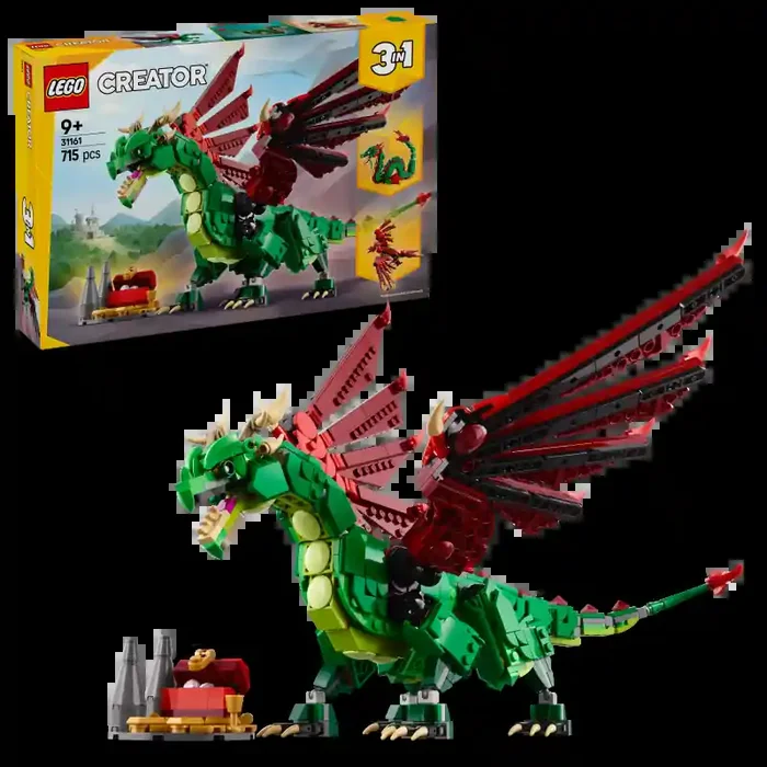 LEGO LEGO Creator 31161 Dragón Medieval contiene 715 piezas – edad 9+ años