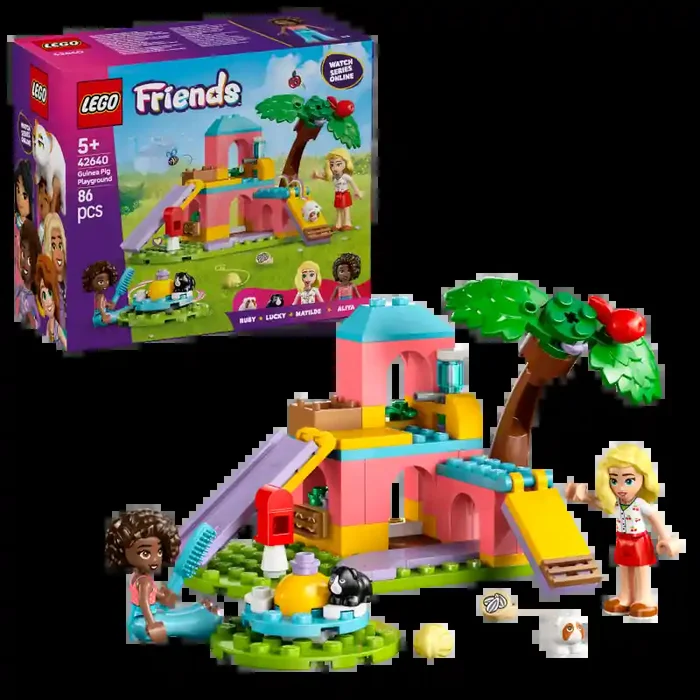 LEGO LEGO Friends 42640 Parque de las Cobayas contiene 86 piezas – edad 5+ años
