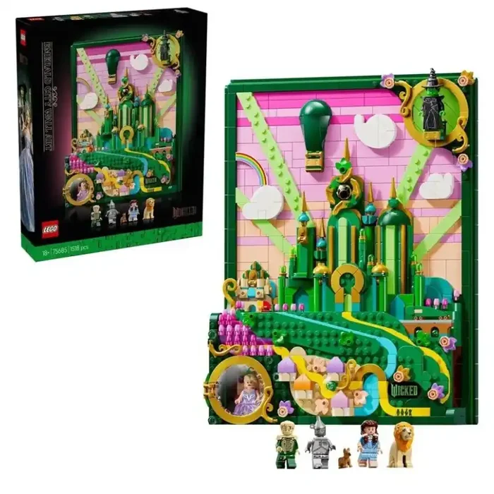 LEGO® Wicked Arte Mural Emerald City Decoración 75685 – Tienda de juguetes entrega urgente