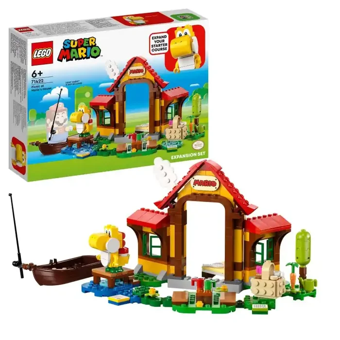 LEGO Super Mario 23L71422 Set de Expansión Pícnic en casa de Mario edad apartir de 6+ numero de piezas 259