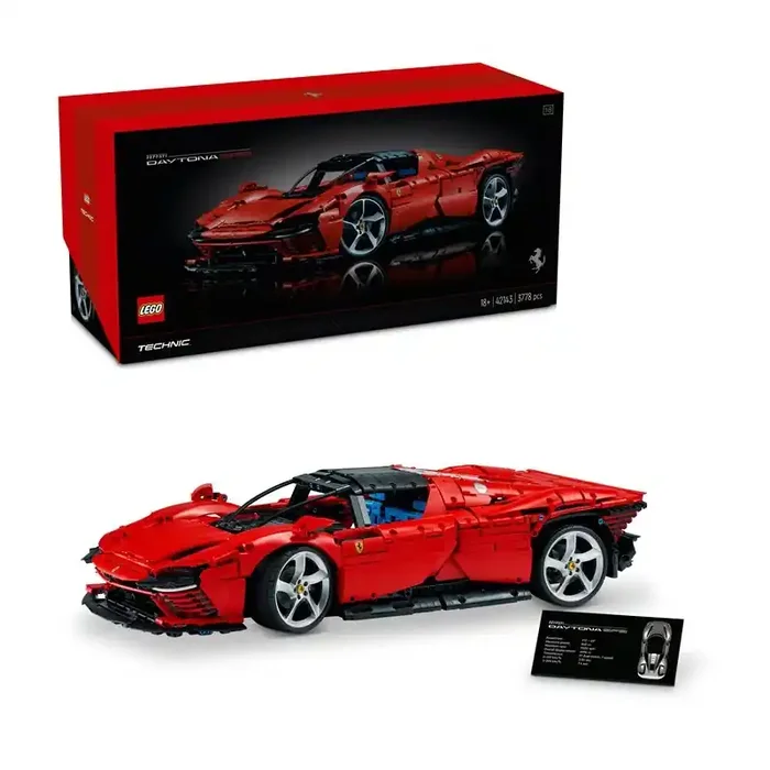 LEGO Technic 42143 Ferrari Daytona SP3 edad apartir de 18 años contiene 3778 piezas – Tienda juguetes
