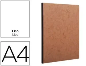 LIBRETA AGE-BAG TAPA CARTULINA LOMO COSIDO LISO 96 HOJAS COLOR HAVANA 210X297 MM