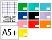 Libreta Liderpapel smart A5 plus 32h 75gr apaisado cuadro 4 mm con 172622