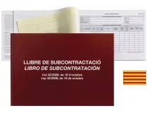 Libro de subcontratación en catalán, Llibre subcontractació, Miquelrius 5389