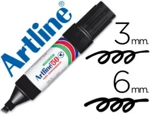 LIDERPAPEL ROTULADOR ARTLINE EK-050 PERMANENTE COLOR NEGRO CS07014