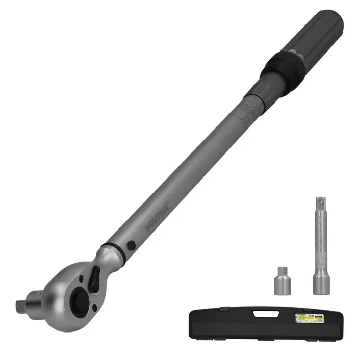 Llave Dinamometrica 1/2 Con Alargadera y Reductor De 3/8 Llave De Torque Camiones, Coches, Motos, Micro Ajustes, Acero CRV