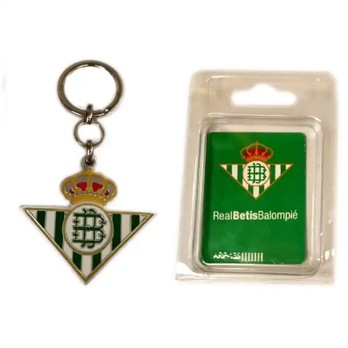 Llavero escudo Real Betis Balompié metálico producto oficial