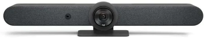 Logitech Rally Bar Sistema de Videoconferencias Ultra HD 4K PTZ WiFi – Todo en Uno – Campo Visual 90º – USB-A, USB-C, HDMI, RJ45 – Mando a Distancia – Color Negro