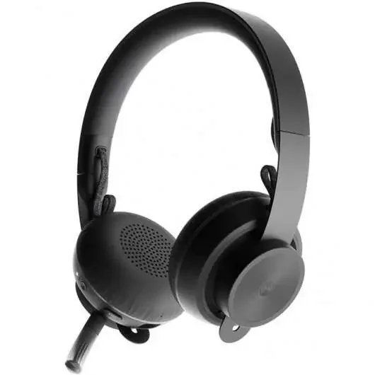 Logitech Zone Wireless MS Teams Auriculares Bluetooth con Microfono – Autonomia hasta 16h – Diadema Ajustable – Almohadillas Acolchadas – Controles en Auricular – Plegables – Color Negro