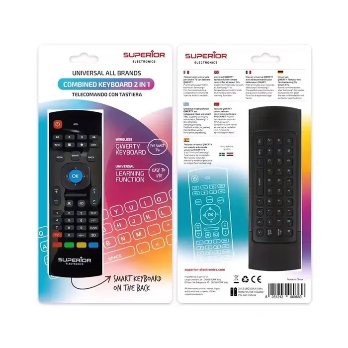 Mando para smart tv con teclado universal Superior – Entrega Urgente