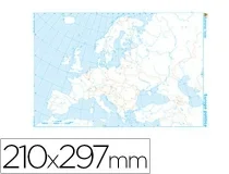 Mapa Mudo B N Din A4 Europa Politico Teide 71653