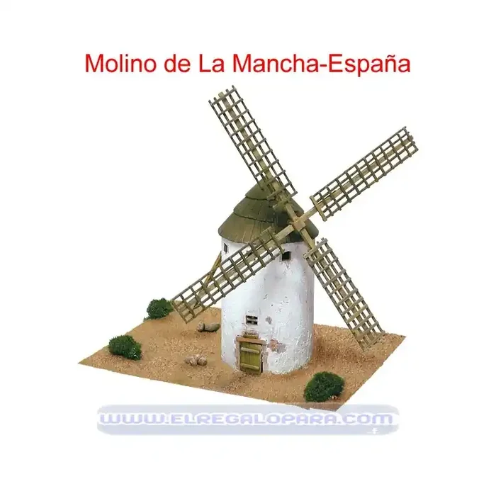Maqueta Molino de la Mancha Castilla la Mancha – Tienda de maquetas Aedes Ars maquetas baratas