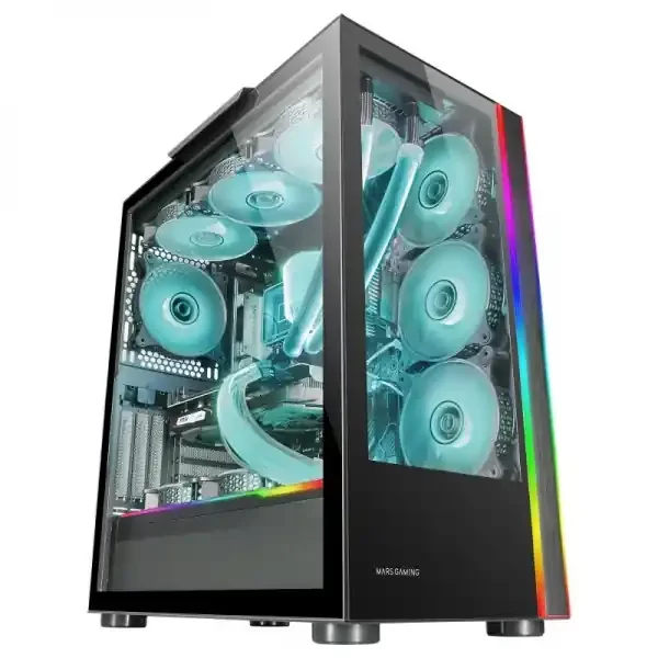 Mars Gaming MC-Ultra Torre Custom XXL – Cristal Templado – USB 3.0 – ARGB – Color Negro