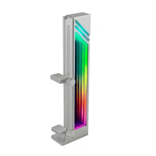 Mars Gaming MCA-GCB Soporte Tarjeta Grafica ARGB – Iluminacion ARGB Infinity Mirror – Base Magnetica Antideslizante – Compatibilidad Universal – Color Varios
