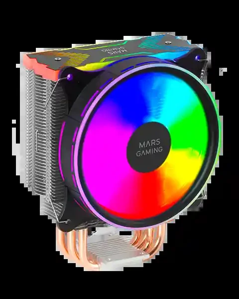 Mars Gaming MCPUXU9 Disipador CPU – Doble torre – Ventiladores hibridos ultrasilenciosos – 9 heatpipes de cobre – HCT Ultra hasta 400W TDP – Negro – Color Negro