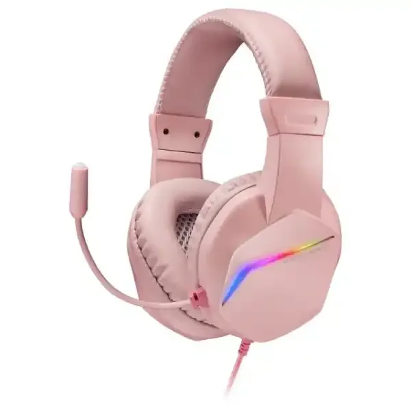Mars Gaming MH122 Auriculares Gaming – Sonido Hi-Fi Ultra-Bass – Iluminacion FRGB – Cancelacion de Ruido Pasiva – Compatibilidad Multiplataforma – Color Rosa