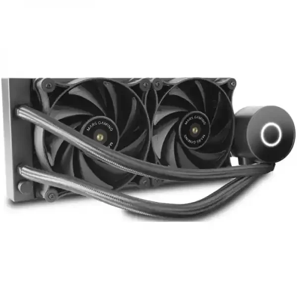 Mars Gaming ML-PRO240 Refrigeracion Liquida Profesional – TDP 450W – Rodamiento FDB Cobre – Tecnologia OPTI-CHAMBER – Ventiladores Ultra-Silenciosos – Compatibilidad Universal – Color Negro
