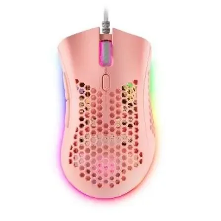 Mars Gaming MMEX Raton Gaming USB 32000dpi – Carcasa de Panel Perforado – 7 Botones Programables – Iluminacion RGB Chroma – Uso Diestro – Cable de 1.70m