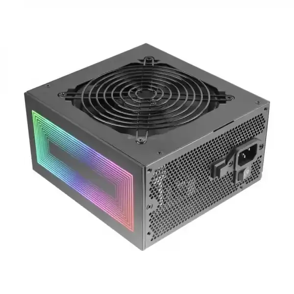 Mars Gaming MPB750S Fuente de Alimentacion ARGB 750W – Eficiencia 80PLUS BRONZE – Iluminacion ARGB Sincronizable – Cables Planos y Largos – Color Negro