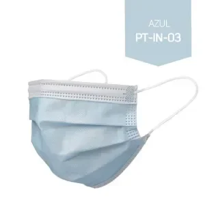 MASCARILLA QUIRUGICA PARA NIÑOS 10 UNIDADES AZUL CERTIFICADO CE EN14683 CLASE I TIPO IIR