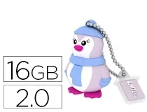 Memoria Usb Emtec Flash 16 Gb 2.0 Pinguino E144270