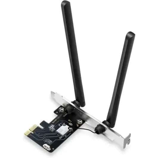 Mercusys MA86XE Tarjeta de Red PCIe AXE5400 WiFi 6E Bluetooth 5.2 Triple Banda – 2 Antenas