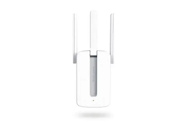 Mercusys Repetidor Amplificador Extensor de Red WiFi – Hasta 300Mbps – Tecnologia MIMO – Boton WPS – 3 Antenas Externas