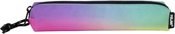 Milan Sunset Estuche Portatodo Mini Redondo – Tejido Resistente a las Roturas y Rasgaduras – Medidas 20,5×4,5x5cm – Modelo Color Negro