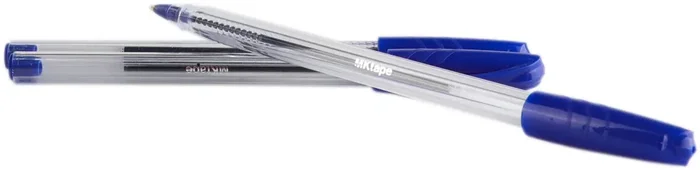 MKtape Pack de 36 Boligrafos Triangulares de Bola – Punta Redonda de 1.0mm – Escritura Suave – Color Azul