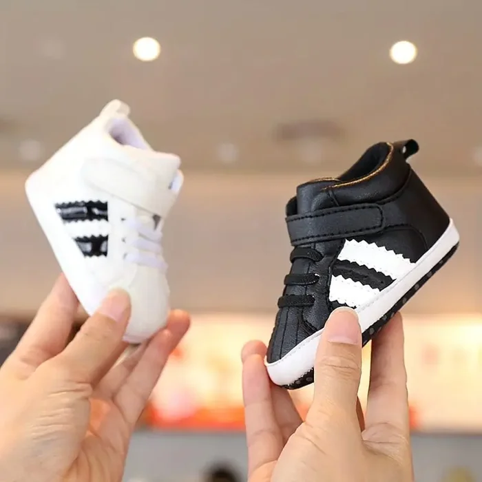 Mocasines Informales a Rayas para Bebés