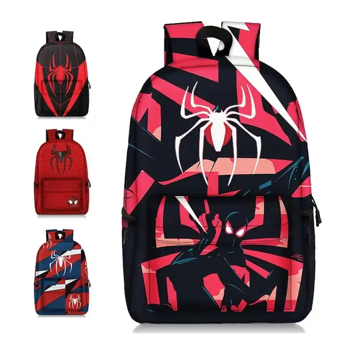 Mochila Spiderman Impresión 3D Reducción de Carga