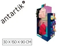 Mochila y estuche portatodo Antartik expositor de suelo carton con 46 unidades IK87
