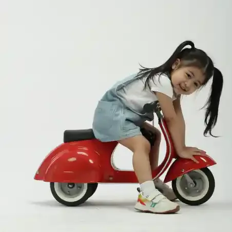 Moto Clásica ROJA correpasillos PRIMO