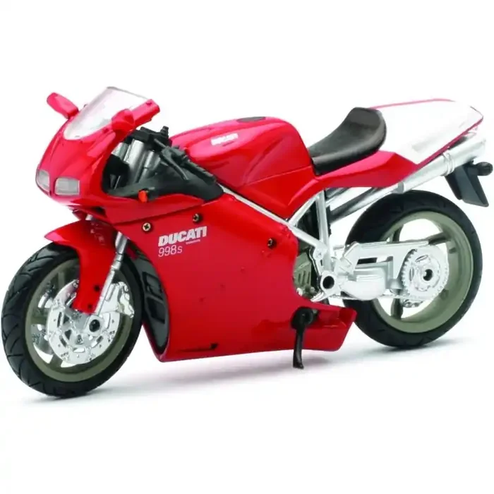 Moto juguete Ducati 998S escala 1 12 NewRay longitud aproximada 16cm