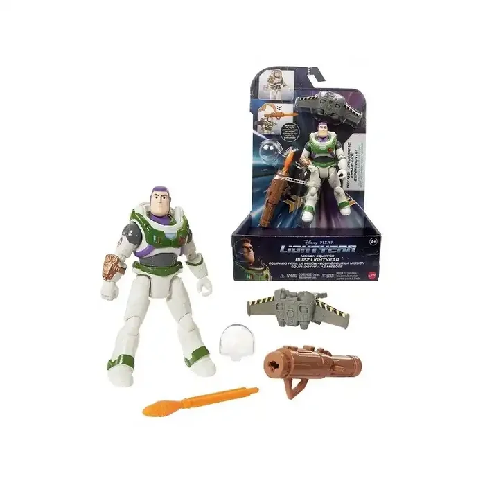 Muñeco Pixar Lightyear Alpha Buzz Figura con movimientos edad +4 años Mattel HHJ86