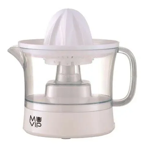 Muvip Exprimidor Electrico 40W – Deposito de 0.5L – Rotacion en ambos Sentidos – Filtro de Pulpa – Desmontable para Facil Limpieza