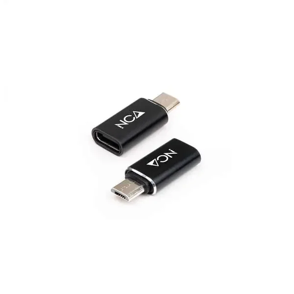 Nanocable Adaptador Micro USB/M A USB-C/H – Color Negro