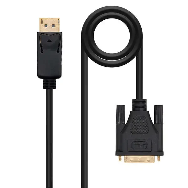 Nanocable Cable Conversor Displayport/M A Dvi/M – 1.0m – Color Negro
